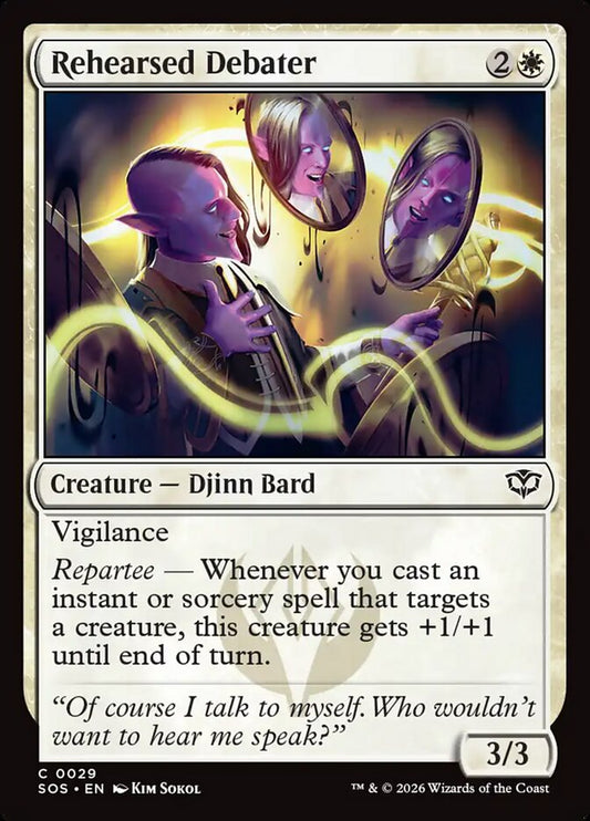Rehearsed Debater - SOS-029-F-STD