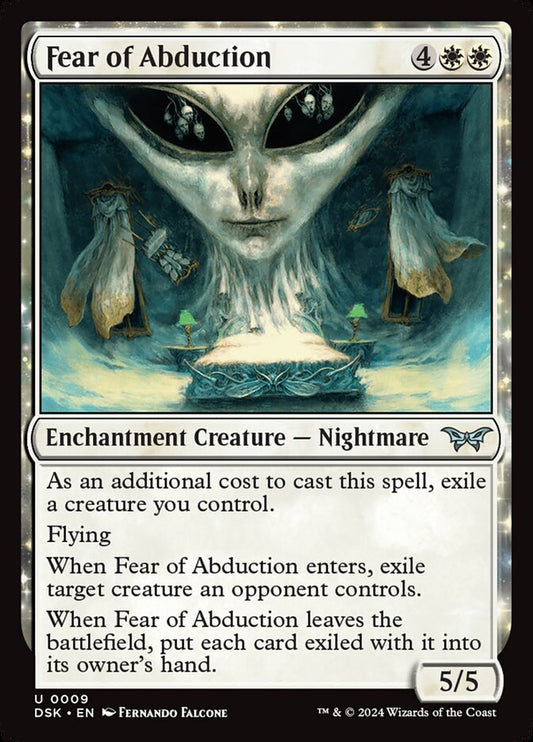 Fear of Abduction - carta Magic The Gathering
