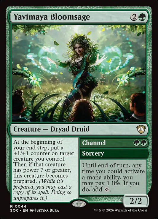Yavimaya Bloomsage // Channel - SOC-044-NF-STD