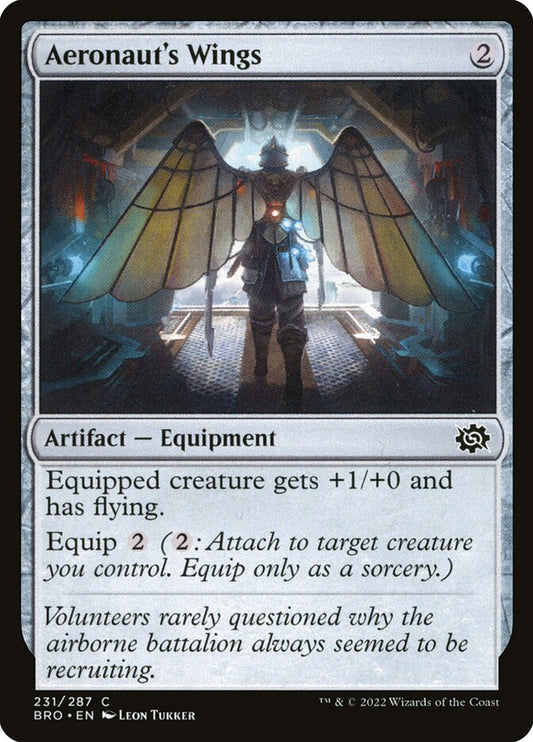 Aeronaut's Wings - carta Magic The Gathering