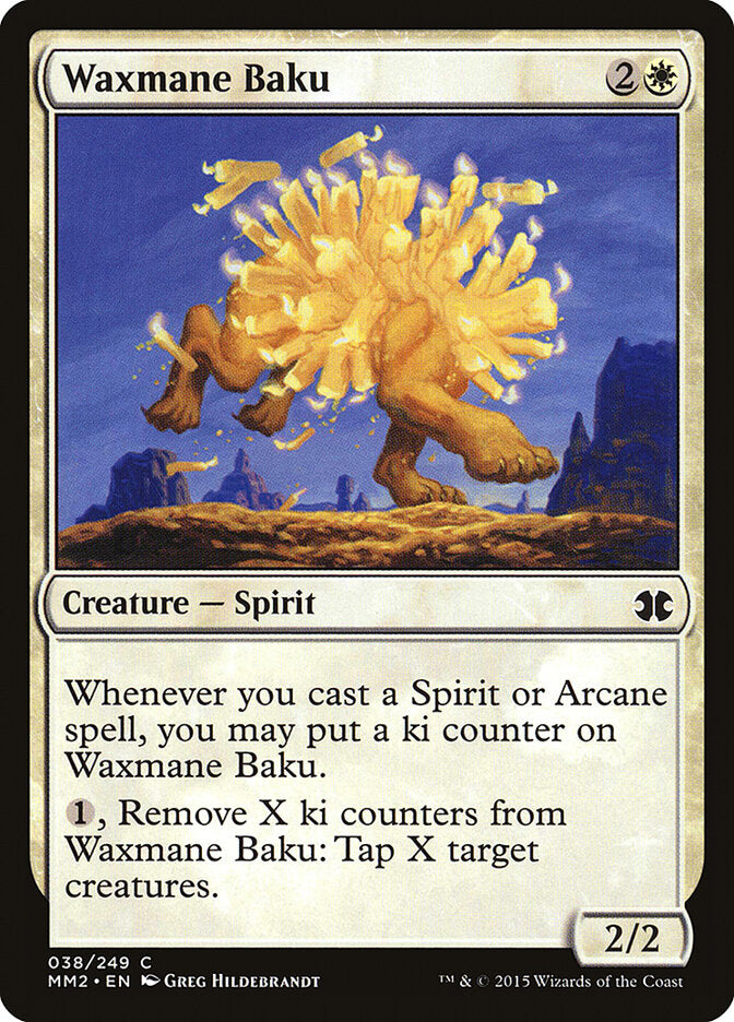 Waxmane Baku - carta Magic The Gathering