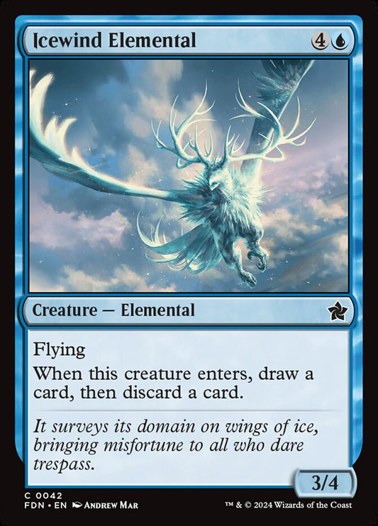 Icewind Elemental - FDN-042-NF-BEG