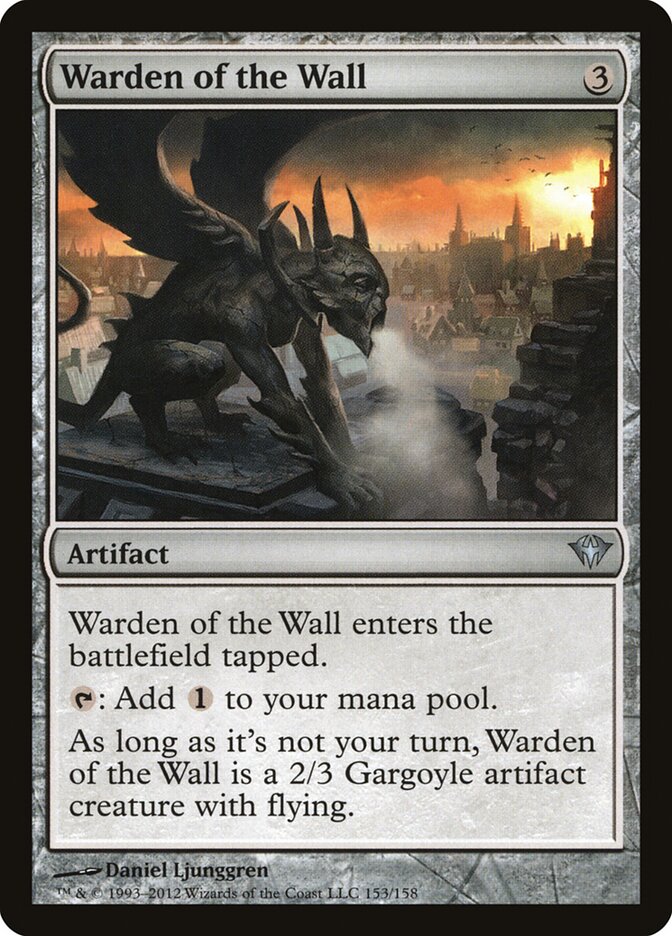 Warden of the Wall - carta Magic The Gathering