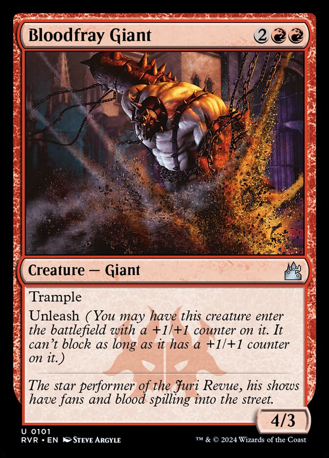 Bloodfray Giant - carta Magic The Gathering