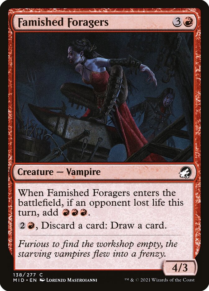 Famished Foragers - carta Magic The Gathering