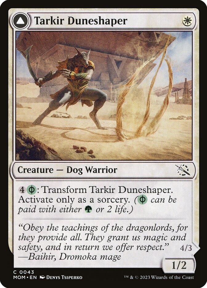 Tarkir Duneshaper - carta Magic The Gathering