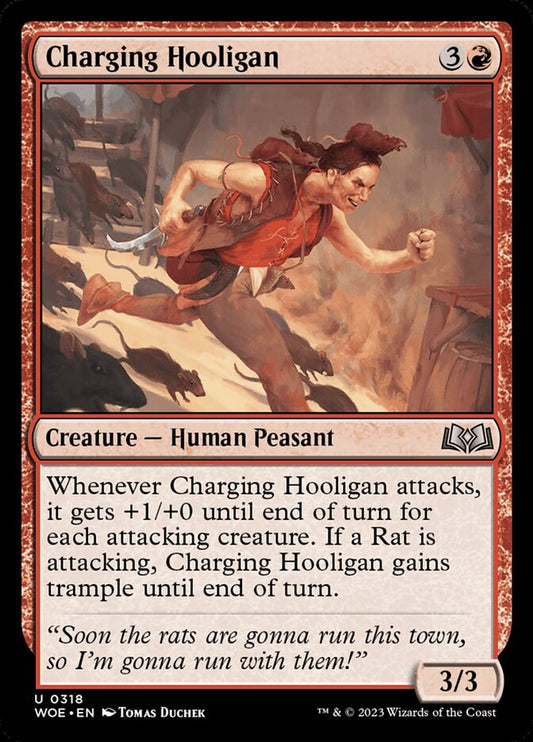 Charging Hooligan - carta Magic The Gathering