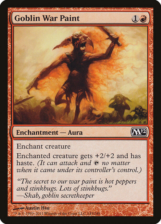 Goblin War Paint - carta Magic The Gathering