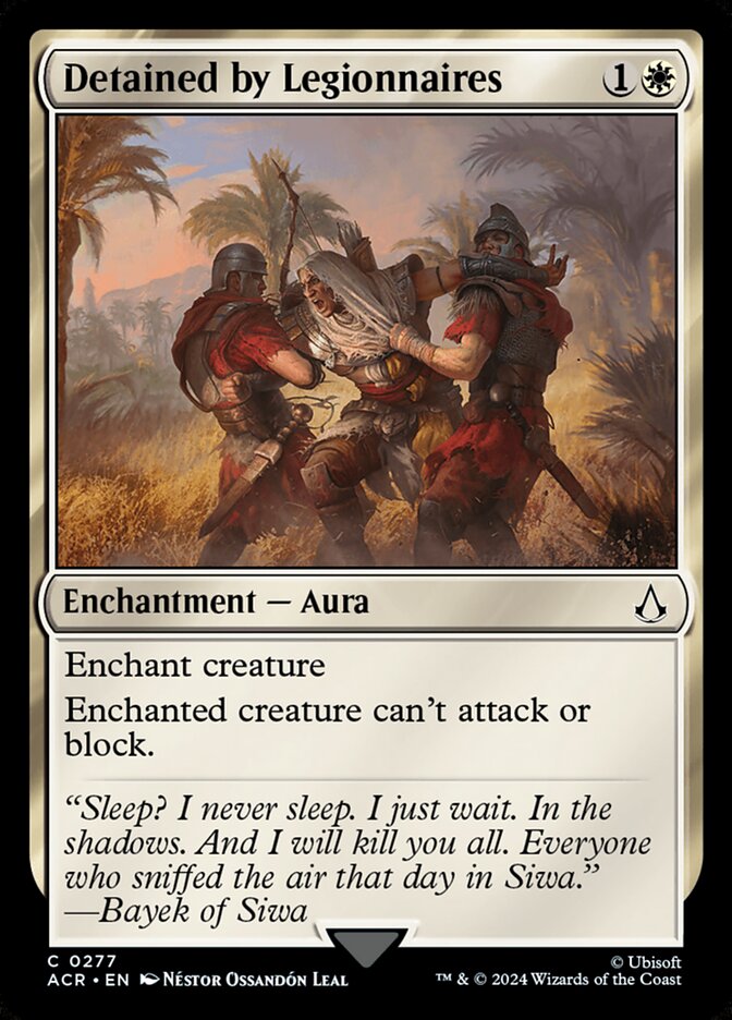 Detained by Legionnaires - carta Magic The Gathering