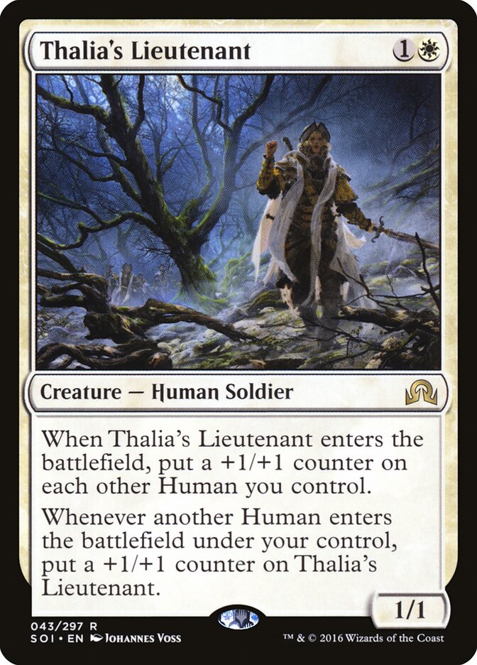 Thalia's Lieutenant - carta Magic The Gathering