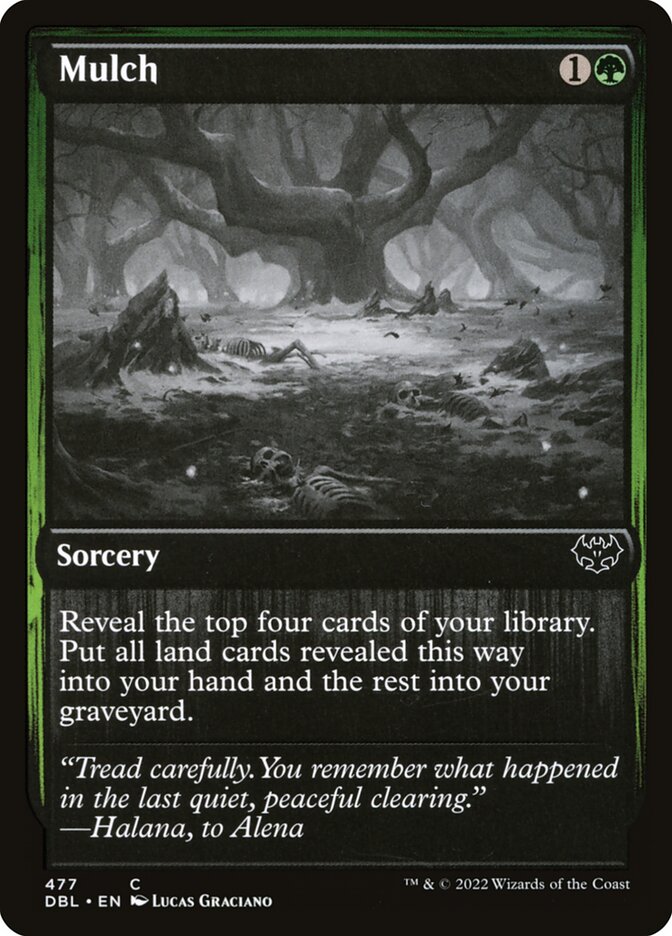 Mulch - carta Magic The Gathering