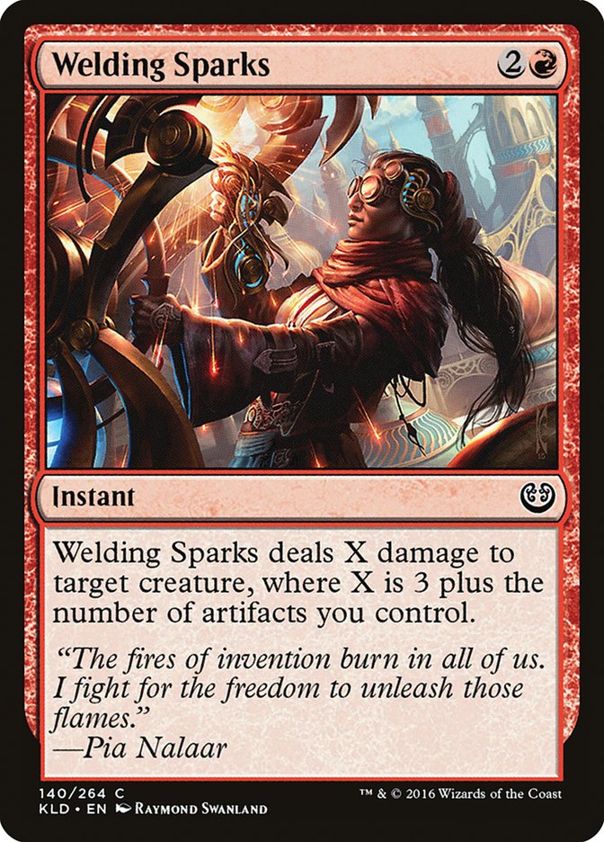 Welding Sparks - carta Magic The Gathering