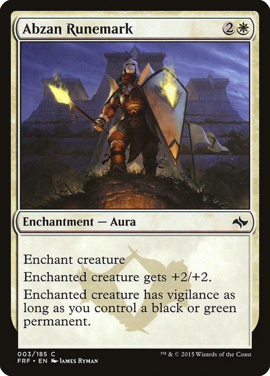 Abzan Runemark - FRF-003-NF-STD