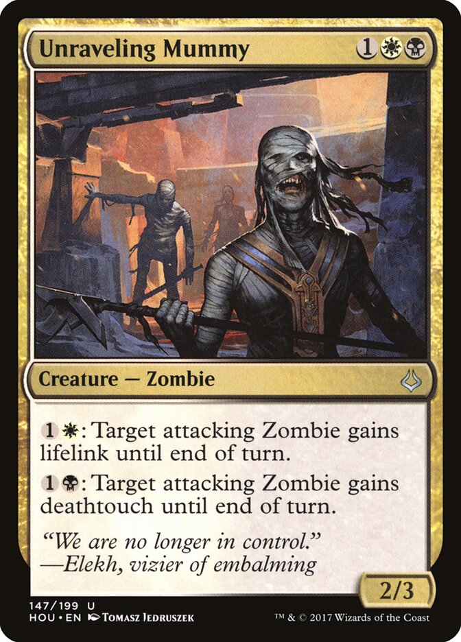 Unraveling Mummy - carta Magic The Gathering