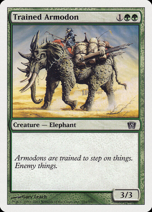 Trained Armodon - carta Magic The Gathering