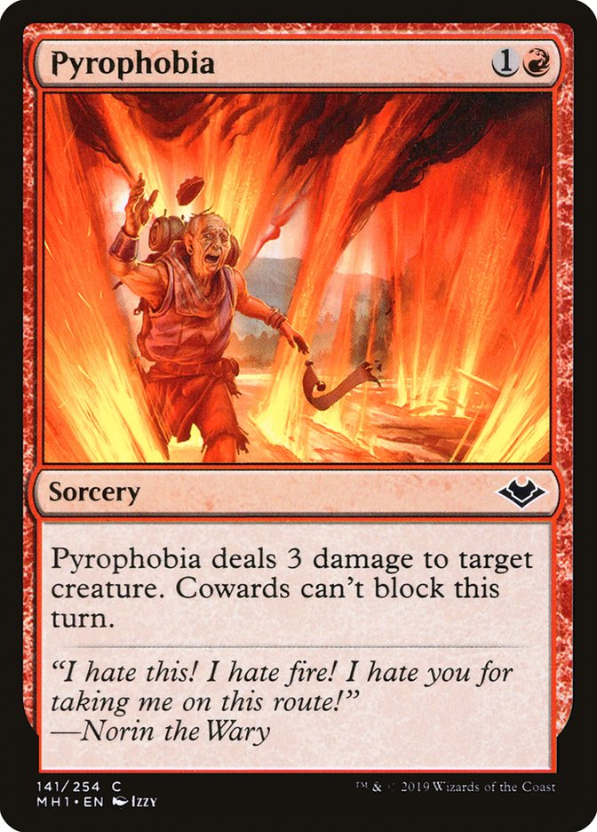 Pyrophobia - carta Magic The Gathering