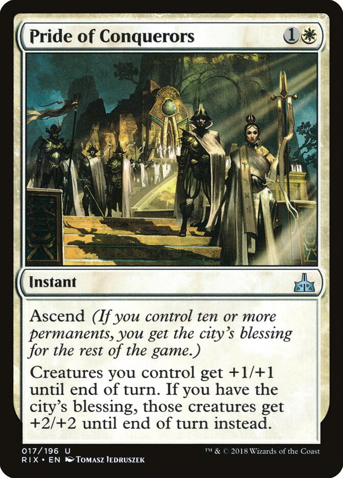 Pride of Conquerors - carta Magic The Gathering