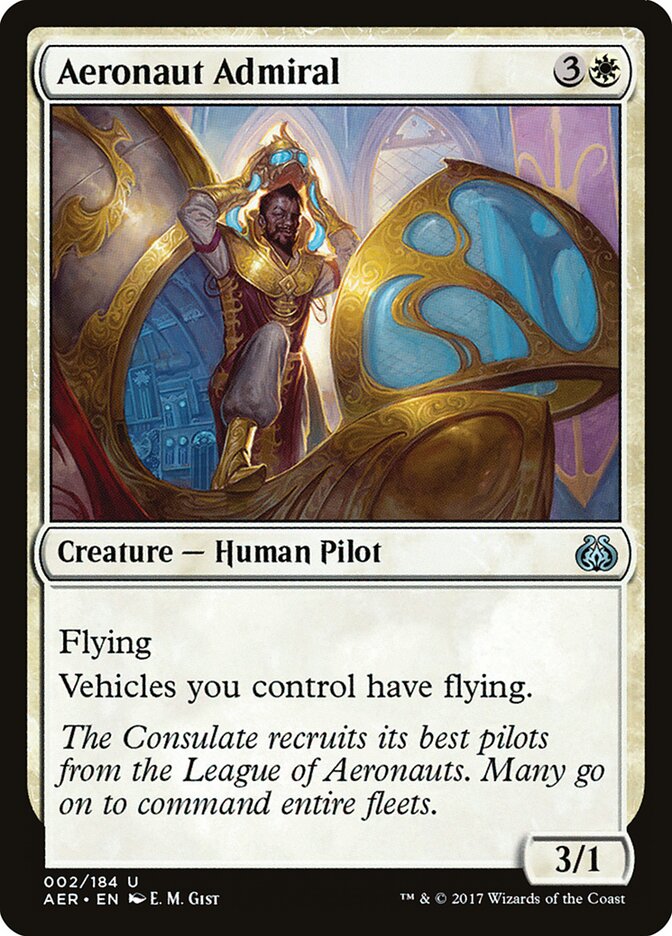Aeronaut Admiral - carta Magic The Gathering
