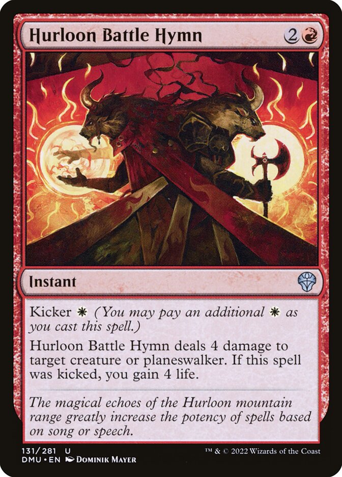 Hurloon Battle Hymn - carta Magic The Gathering