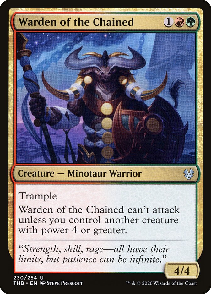 Warden of the Chained - carta Magic The Gathering