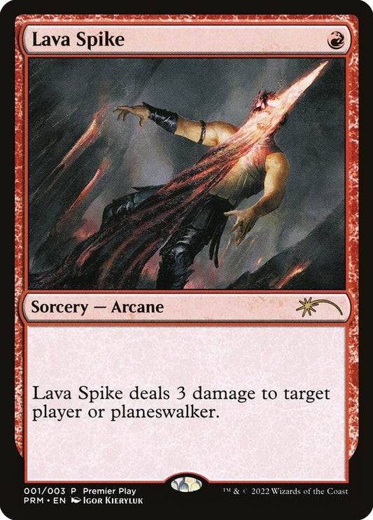Lava Spike - carta Magic The Gathering