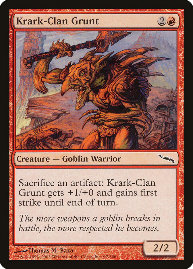 Krark-Clan Grunt - carta Magic The Gathering