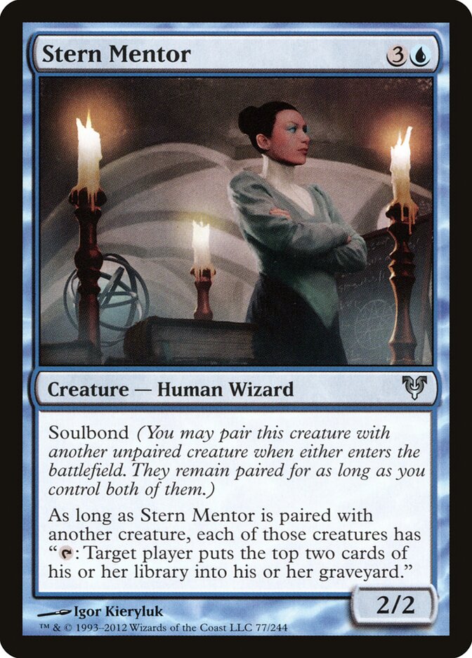 Stern Mentor - carta Magic The Gathering