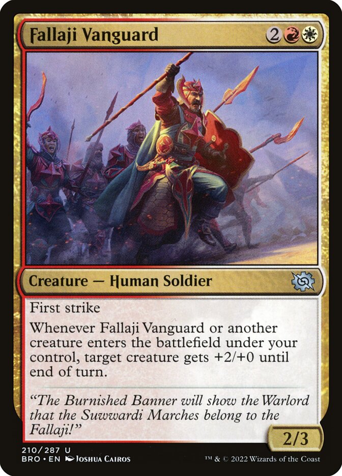 Fallaji Vanguard - carta Magic The Gathering